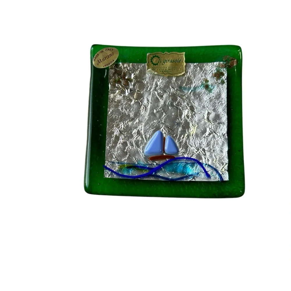 Il Girasole Murano Glass‎ Decorative Plate